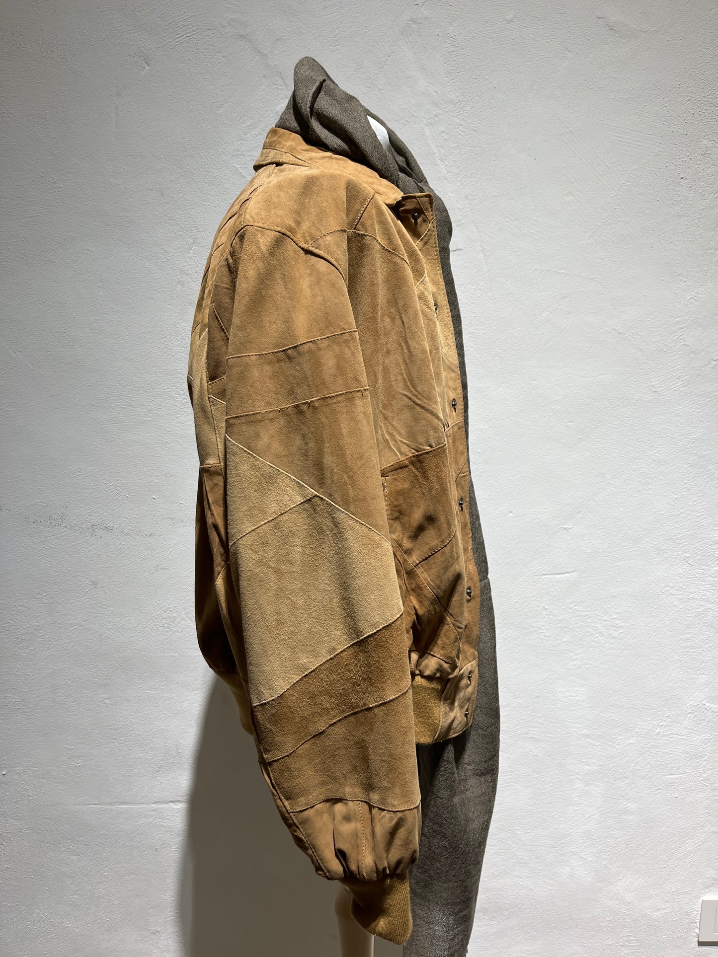 Giubbotto Patchwork Suede