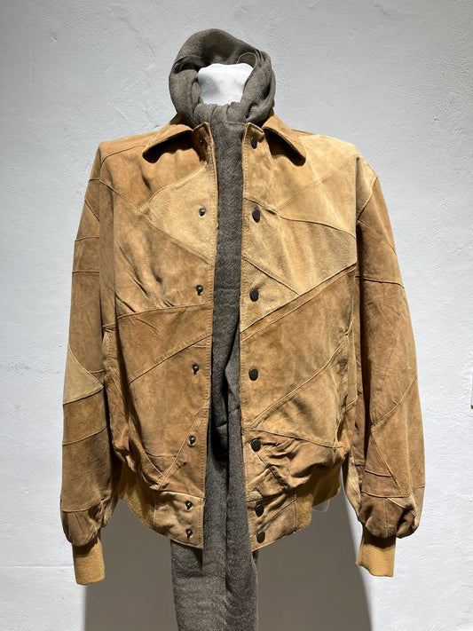 Giubbotto Patchwork Suede
