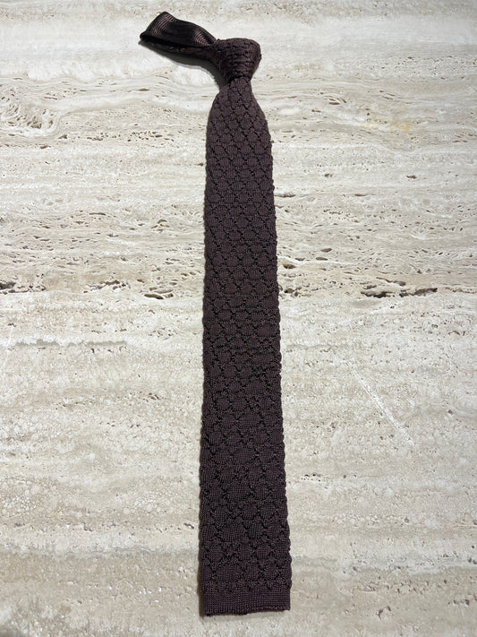Cravatta in maglia seta