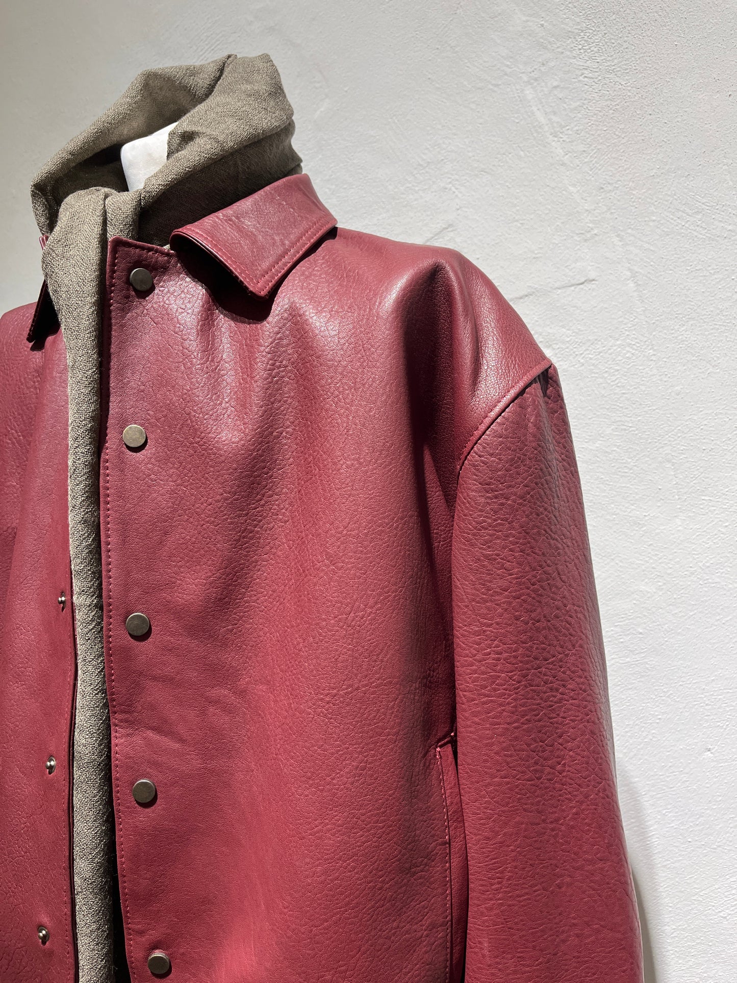 Giubbotto York in pelle