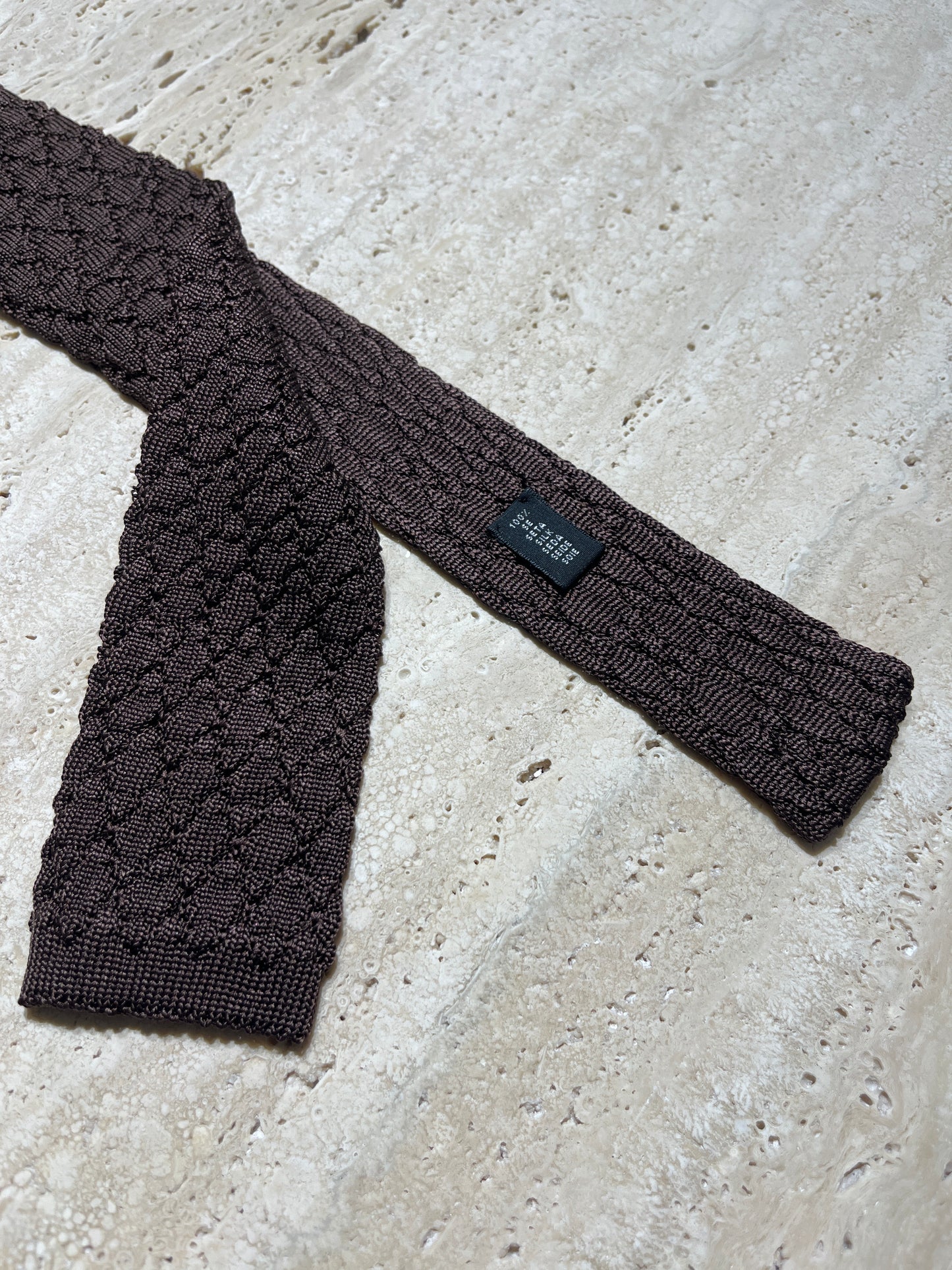 Cravatta in maglia seta
